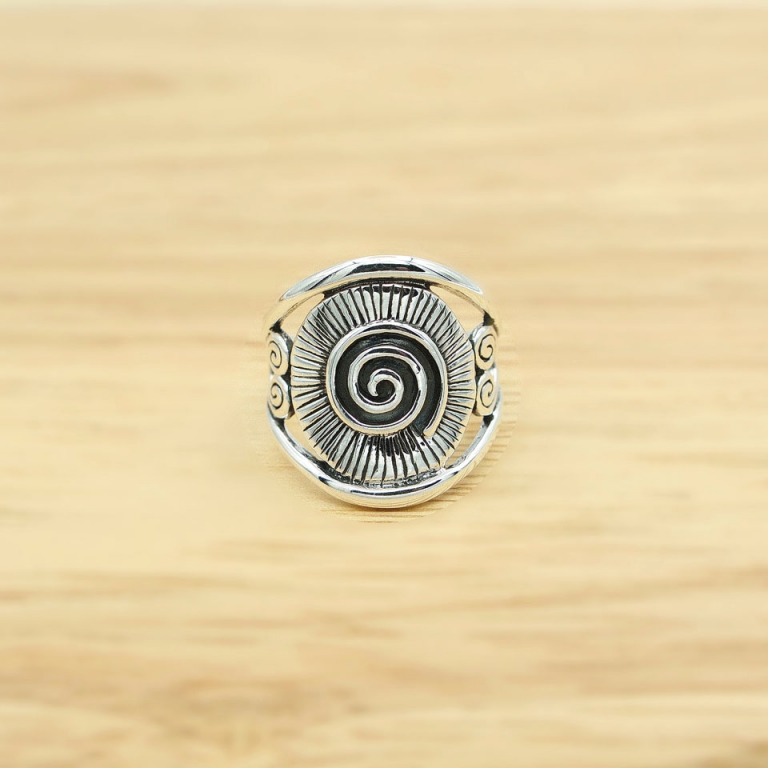 Native American spiral ring
