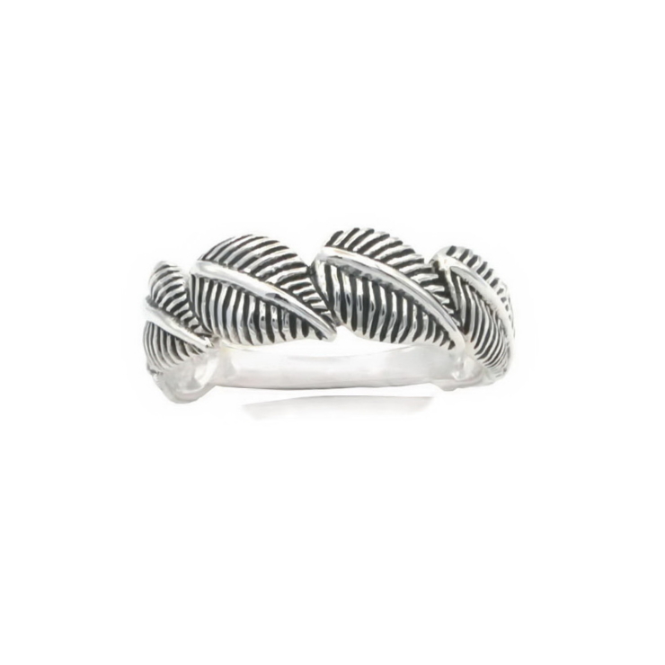 Silver Leaves Ring.