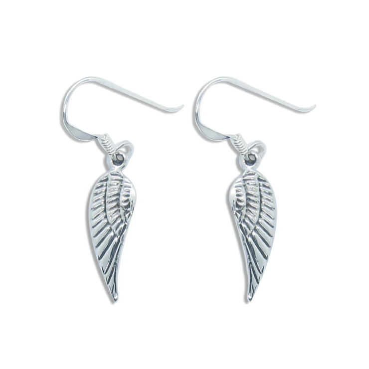 Silver Wing Earrings.