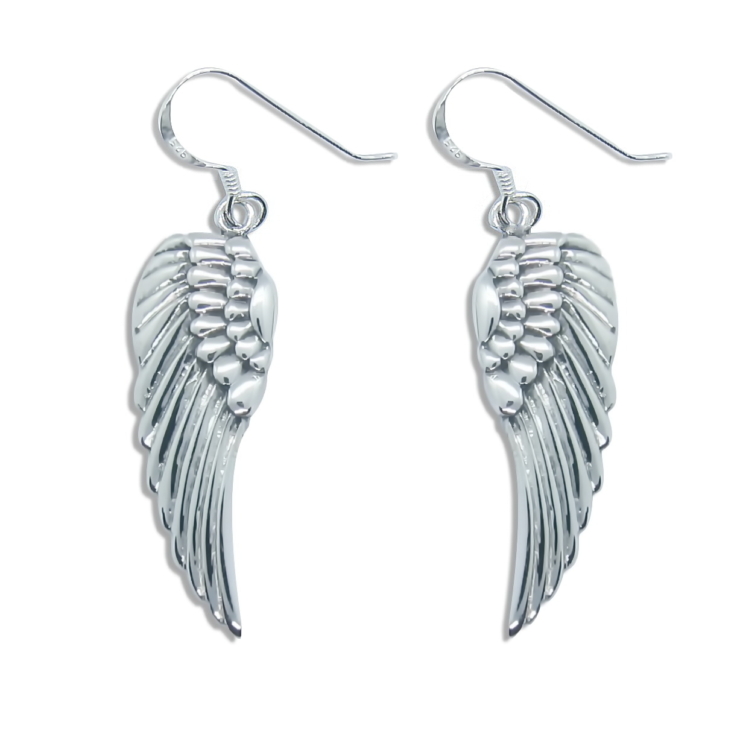 Silver Wing Earrings