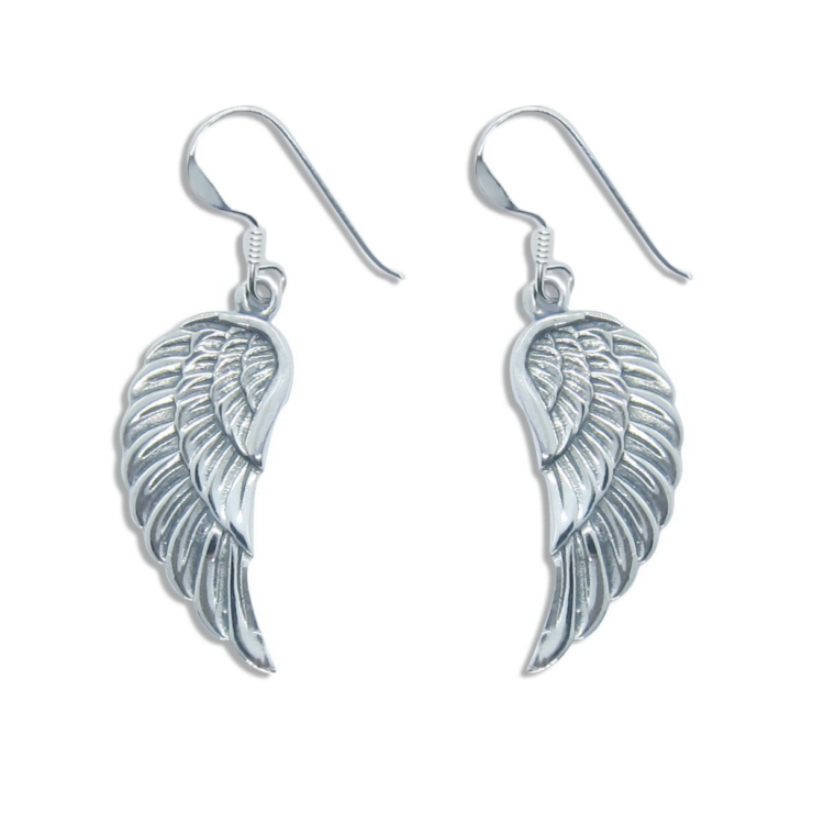 Silver Wing Earrings.