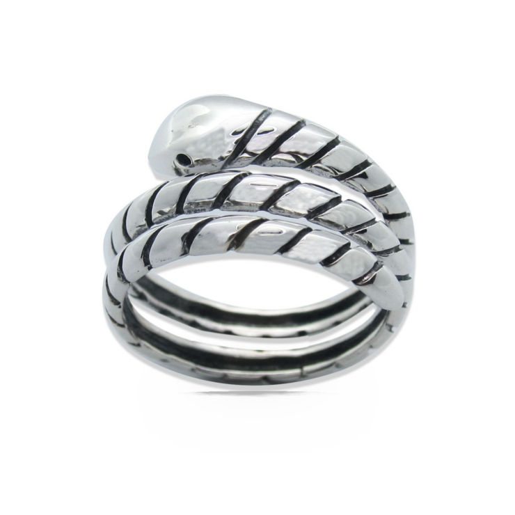 Silver Snake Ring.